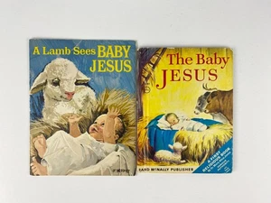 The Baby Jesus & A Lamb Sees Baby Jesus, Lot Of Two Vintage Children’s Books - Bild 1 von 7