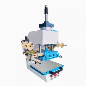 Automatic Roll Paper Pneumatic Hot Stamping Machine Leather Embossing - Picture 1 of 14