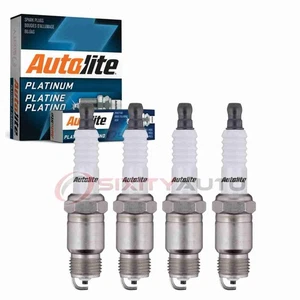 4 pc Autolite Platinum Spark Plugs for 1975 Chevrolet Monza 2.3L L4 Ignition nq - Picture 1 of 5