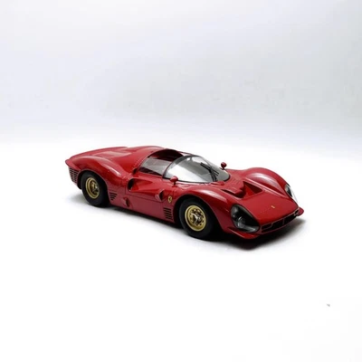 1966 FERRARI 330 P3 4.0L V12 SPIDER RED 1:18 SCALE BY WERK83 - Image 1 of 4
