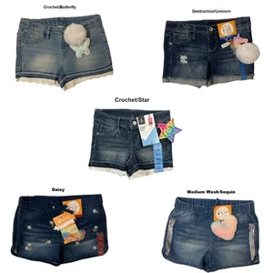 Member's Mark Girl's Denim Short With Removable Accessory - Picture 1 of 7