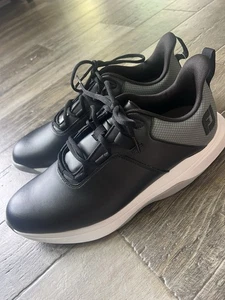 Footjoy ProLite Spikeless Golf Sneakers Shoes Men's Size 10 US Black Gray 56922 - Picture 1 of 7