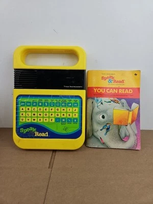 *Vintage* Texas Instruments - ¡Habla y lee! ¡Funciona! + Libro puedes leer Foto 1 de 4