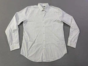 Theory Hemd Herren Medium weiß Knopfleiste Kleid Langarm gespreizter Kragen - Bild 1 von 11