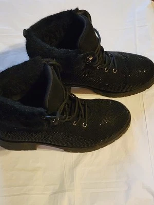 Torrid Black Stone Combat Boots Womans 8.5W  - Image 1 of 4