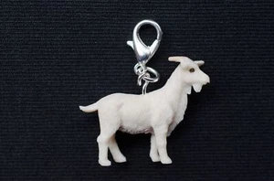 Ziege Charm Miniblings Anhänger Zipper Pull Anhänger Bettelanhänger Zicklein Hof - Bild 1 von 5