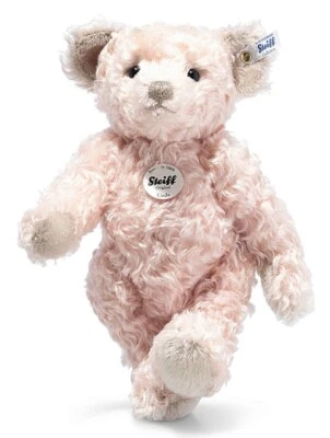 Linda von Steiff - klassischer rosa Mohair-Teddybär mit Gelenken - 30 cm - 000331