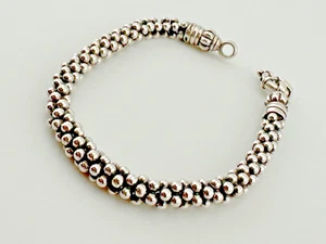 Lagos Sterling Silver Caviar Beaded Bracelet - Picture 1 of 12