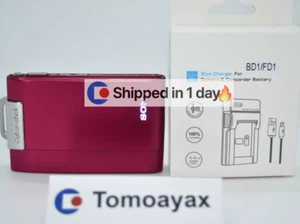 Sony Cyber-Shot DSC-T200 Pink Digital Camera Japanese language only - Picture 1 of 23