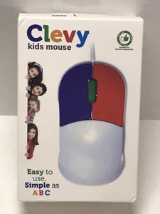 Clevy Kids Mouse - Colorful Ergonomic USB Computer and Laptop Kids Mouse - Picture 1 of 4