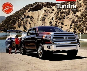 2015 TOYOTA TUNDRA PICKUP—45 PAGE U.S. SALES BROCHURE—SR5 PLATINUM TRD—NEW NOS - Picture 1 of 1