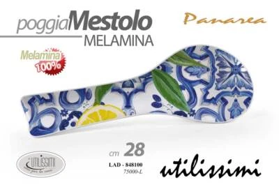 POGGIAMESTOLO POGGIA MESTOLO UTENSILI CUCINA FIORI MELAMINA TERRA E SOLE  28CM - Immagine 1 di 4
