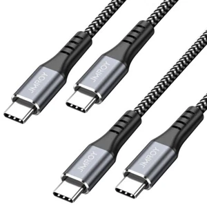 USB C to USB C Cable 60W 2 Pack 6.6ft PD QC 3.0 Type C Fast Charge USB C Cord... - Photo 1 sur 7