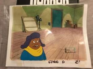 FAT ALBERT and the Cosby Kids Animation Cel Filmation Russell COA Authentic - Picture 1 of 3