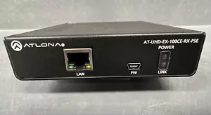 Receptor Atlona AT-UHD-EX-100CE-RX-PSE 4K UHD HDBaseT - SIN FUENTE DE ALIMENTACIÓN - Imagen 1 de 6