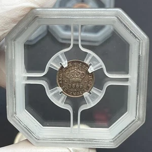 🇵🇹Portugal King Luis 50 Reis Silver 1889  GENI Mint State 63  Choice TONED UNC - Picture 1 of 9