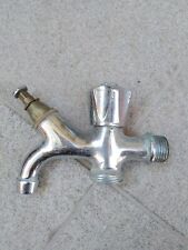 Retro Nickel Brass Faucet Vintage Collectible 11cm