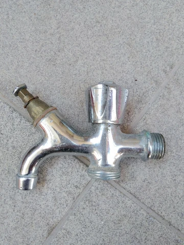 Retro Nickel Brass Faucet Vintage Collectible 11cm Cover