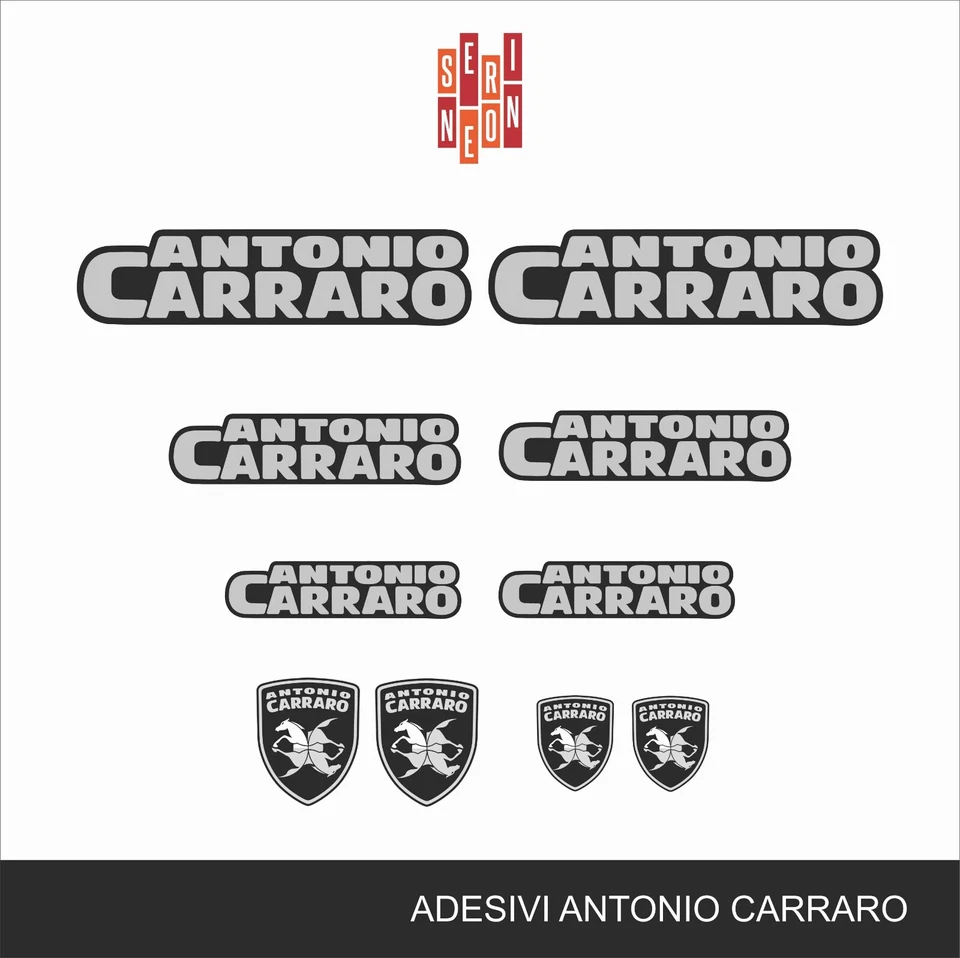 Kit adesivi stickers ANTONIO CARRARO - Imagen 1 de 1