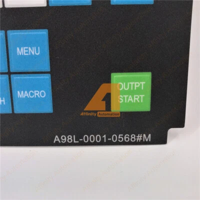 FANUC A98L-0001-0568#M Mem Keysheet Operator KeyPad - Image 1 of 4