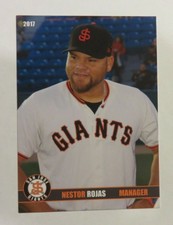 2017 Grandstand, San Jose Giants, Manager - NESTOR ROJAS - Venezuela 