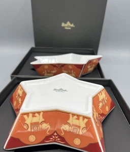 2 cuencos Rosenthal Jardín de los Maharajas Mandarín en forma de estrella con cajas alemanas - Imagen 1 de 6
