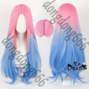 Hairpiece Cosplay Wig Alien Stage Mizi Game Heat Resistant Synthesis Hair Gift - Picture 1 of 10