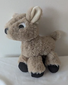 Manhattan Toy Reindeer Deer Fawn 8” Plush Stuffed Animal Bean Bag Feet Toy - Picture 1 of 7