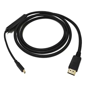 8ware 2m USB-C to Display Port Cable Adapter for iPad Pro Macbook Air Galaxy S10 - Picture 1 of 4