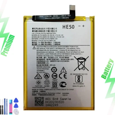 For Motorola Moto E4 Plus XT1775 Replacement Battery HE50 SNN5989A Tools - Image 1 of 4