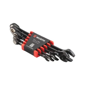 Chiavi Combinate a Cricchetto 8-19mm Ed. Limitata Set 5pz - WÜRTH 071402025 - Foto 1 di 6