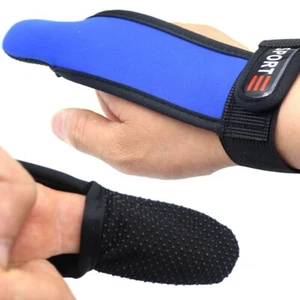 Casting One Finger Glove Stall Protector Non Slip Carp Fishing Tool (Blue) Black - Picture 1 of 14