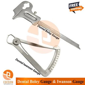 Dental Teeth Measuring Vernier Caliper Boley & Iwanson Guages Dentist Lab Tools - Picture 1 of 3