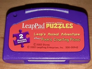 Leap's Animal Adventure: Pooh's Counting Picnic (Leap Frog Leap Pad) Cartridge - Picture 1 of 4