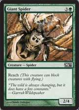1x Giant Spider - Foil MTG Magic 2012 (M12) NM Magic Foil