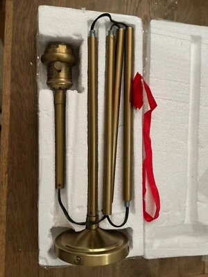 Pottery Barn Brass Classic Pole Pendant Kit Adjustable Length 12” - 60” - Image 1 of 4