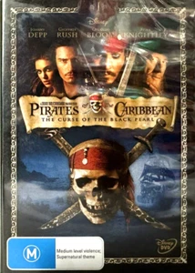 Pirates of The Caribbean Curse of The Black Pearl Brand New Sealed DVD Region 4 - Picture 1 of 3