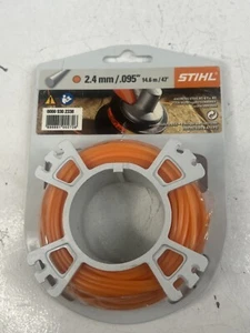 Línea de recortadora STIHL 2,4 mm/0,095" longitud 14 metros/45 pies 0000 930 2338 OEM - Imagen 1 de 5
