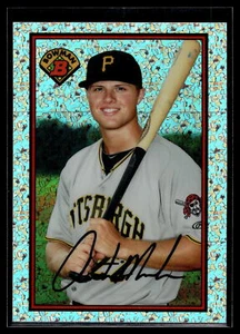 Austin Meadows 2014 Bowman Chrome 1989 Silver Diamond Refractor Card #89BIB-AM - Picture 1 of 2