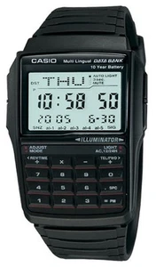 Casio DBC32-1A Men's Classic Resin Band 25 Page Databank Calculator Watch - Picture 1 of 5