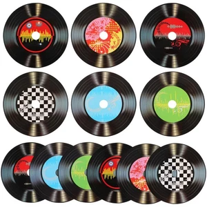 12 Pcs Vinyl Record Decoration Office Records for Wall Decorations - Picture 1 of 11