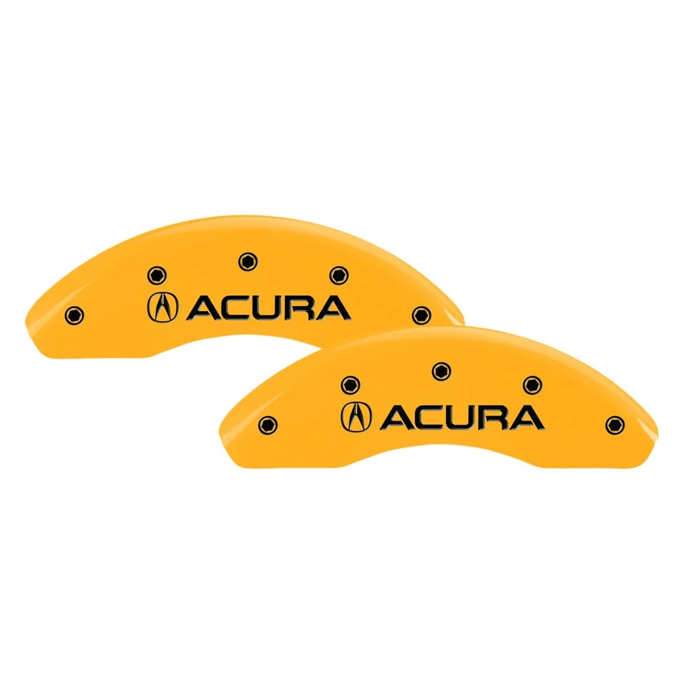 For Acura ILX 13-15 Caliper Covers Gloss Yellow Caliper Covers w Acura / ILX Foto 1 de 3