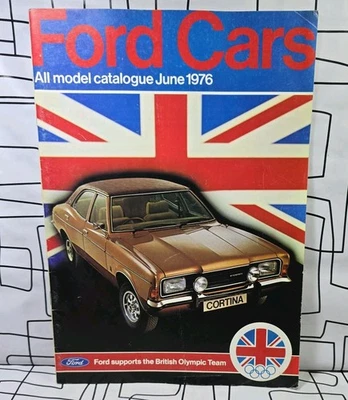 FORD CARS ALL MODEL CATALOGUE JUNE 1976 OLYMPIC EDITION BROCHURE  - image 1 of 4