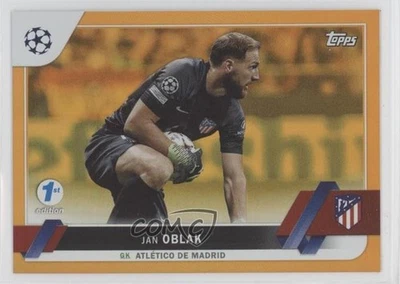 2022-23 Topps UEFA Club Competitions 1st Edition Orange Foil /25 Jan Oblak #107 - Image 1 of 2