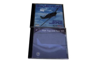 Vintage Air Warrior Flight Simulator PC Game & FAA Tug and Tow 101 CD-ROM Lot - Picture 1 of 7