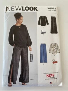 Pantaloni e top New Look K6582 Misses sera crociera donna modello non tagliato - Foto 1 di 6