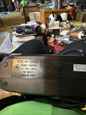 通用电气 7-4852B 大型显示收音机双闹钟带调幅/调频 - 已测试正常工作 — 第 1/4 张图片