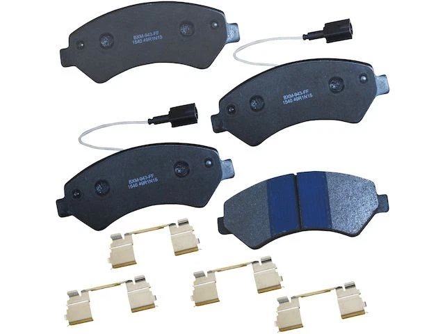 Juego de pastillas de freno delanteras para Ram ProMaster 1500 2014-2024 2015 2016 2017 2018 HH147XQ Foto 1 de 1