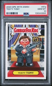 2020 Garbage Pail Kids GPK #81a TESTY TONY Scarface Al Pacino Parody Card PSA 10 - Picture 1 of 2