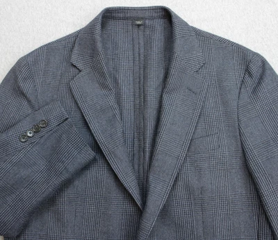 J Crew Blazer мужской 40с Glen клетку Ладлоу x Moon шерсти хлопок тонкий британский ткани - Изображение 1 из 4